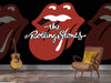 Rock Roll The Rolling Stones Mural - Tongue