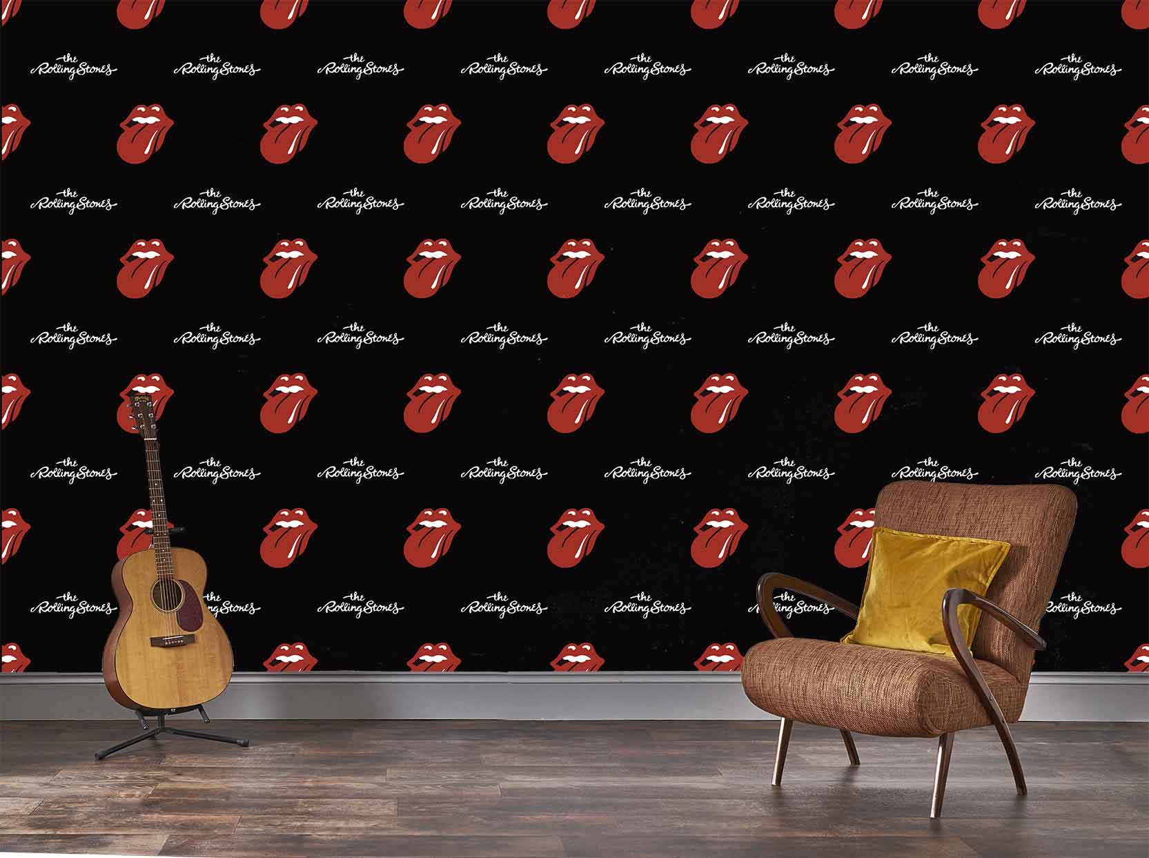 The Rolling Stones - Tongue Wallpaper Per 10m x 500mm Roll