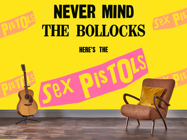Rock Roll Sex Pistols Mural - Never Mind The Bollocks - Rock Roll